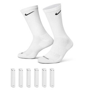 Nike White Casual Everyday Socks Dri Fit